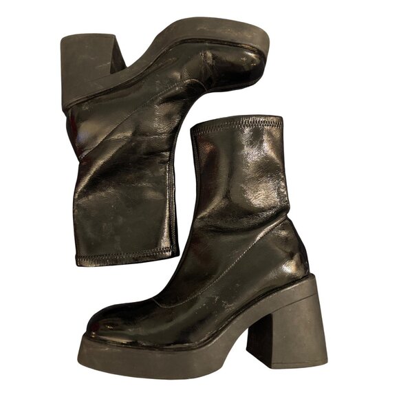 Call it Spring Steffanie Mid-calf platform heeled boots - Picture 13 of 15